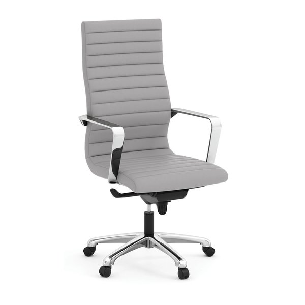 Officesource Tre Collection Executive High Back Chair with Chrome Frame 50811KTAGT